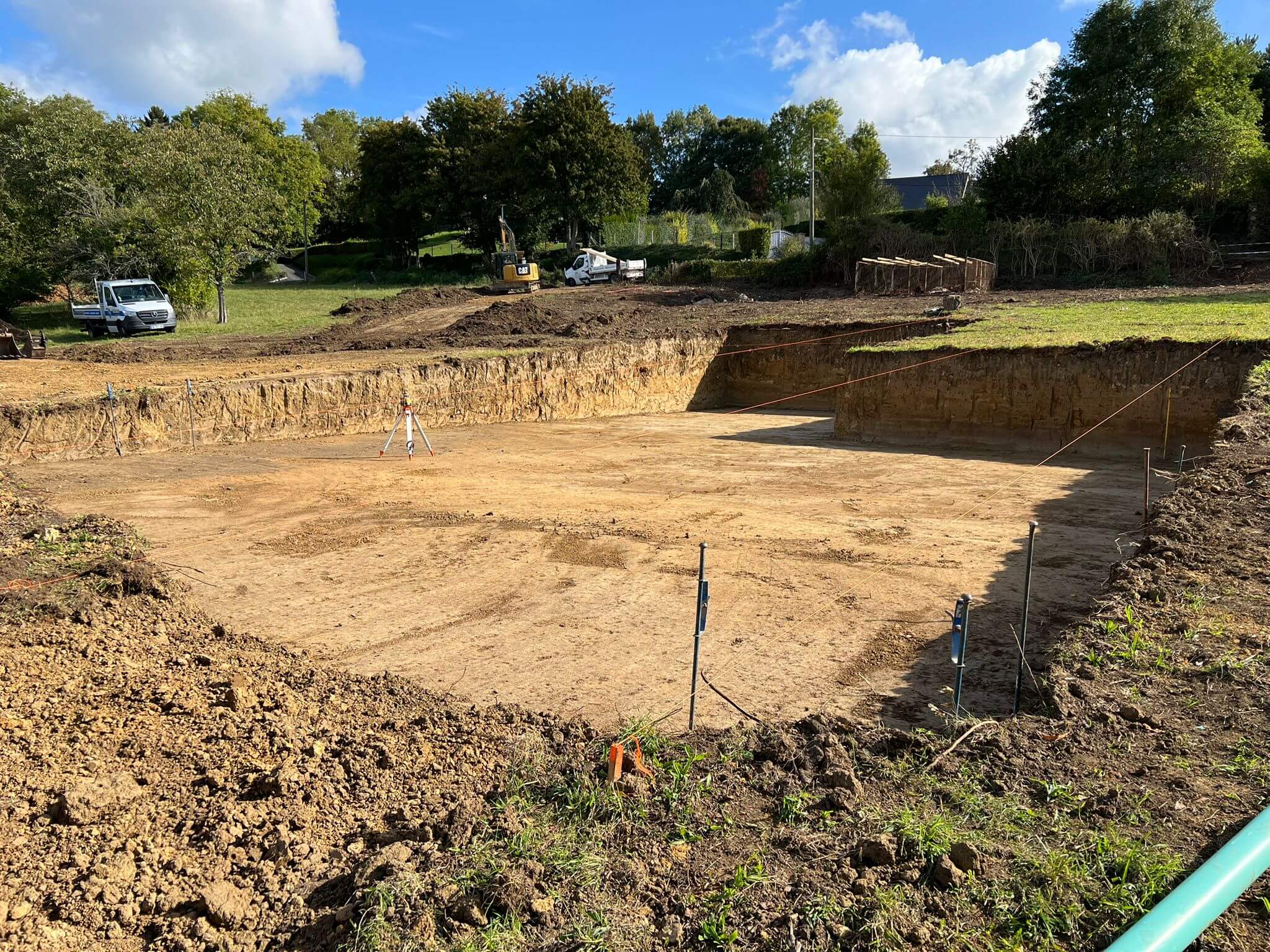 Visite de suivi de chantier par BE Home sur des travaux à Caen